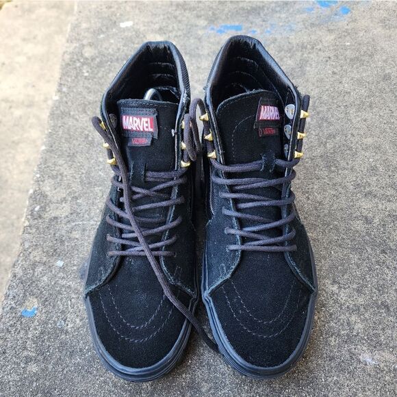 WOMENS - Vans Marvel Black Panther - Womens Shoes - SIZE 8 - Picture 7 of 11